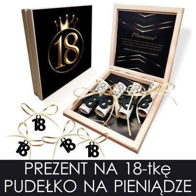 zastrzyk gotówki prezent na 18 urodziny osiemnastke