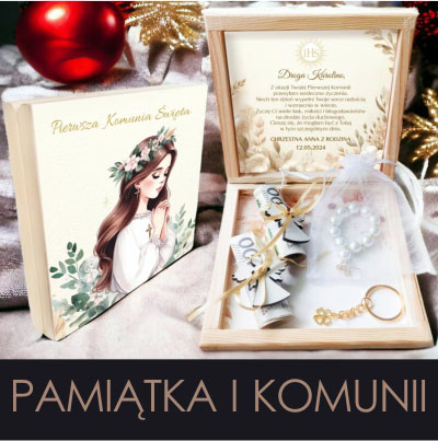 pamiątka I Komunii , prezent dla dziecka komunijnego