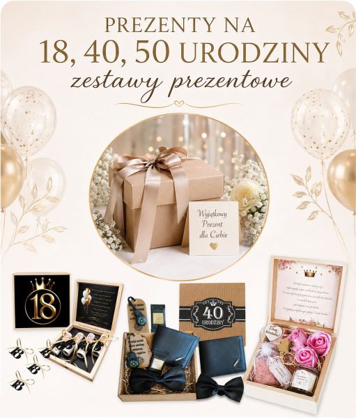 Prezenty na urodziny, pudełko prezentowe na pieniądze