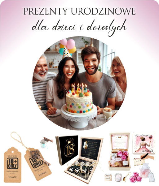 Prezenty na urodziny, pudełko prezentowe na pieniądze